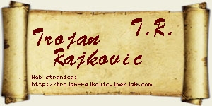 Trojan Rajković vizit kartica